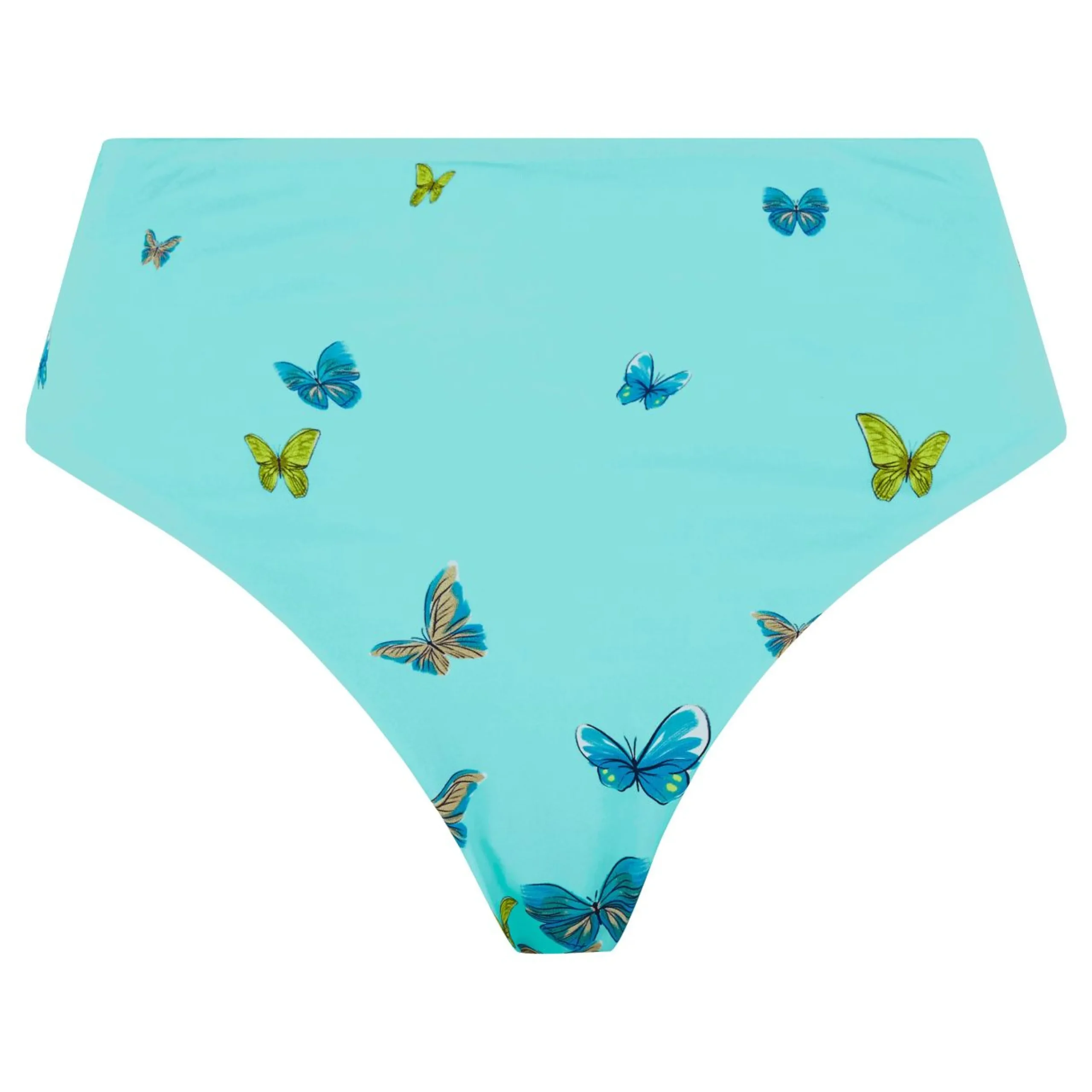 Femme Vilebrequin Tous Les Bas^Bas De Maillot De Bain Culotte Taille Haute Femme Butterflies