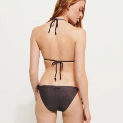 Femme Vilebrequin Tous Les Bas^Bas De Maillot De Bain Culotte A Nouer Femme Changeant Shiny