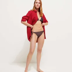 Femme Vilebrequin Tous Les Bas^Bas De Maillot De Bain Culotte A Nouer Femme Changeant Shiny