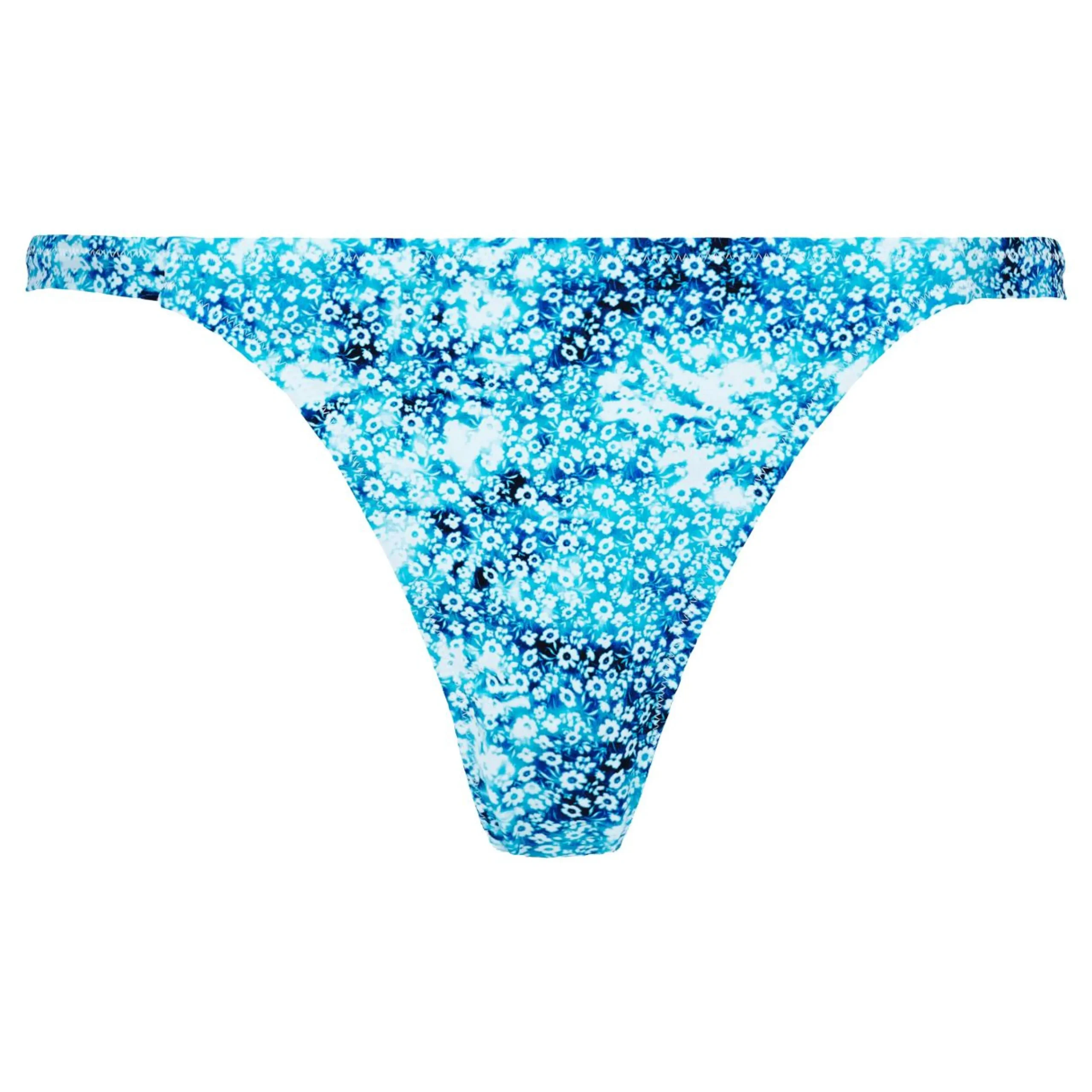 Femme Vilebrequin Tous Les Bas^Bas De Maillot De Bain Tanga Femme Flowers Tie & Dye