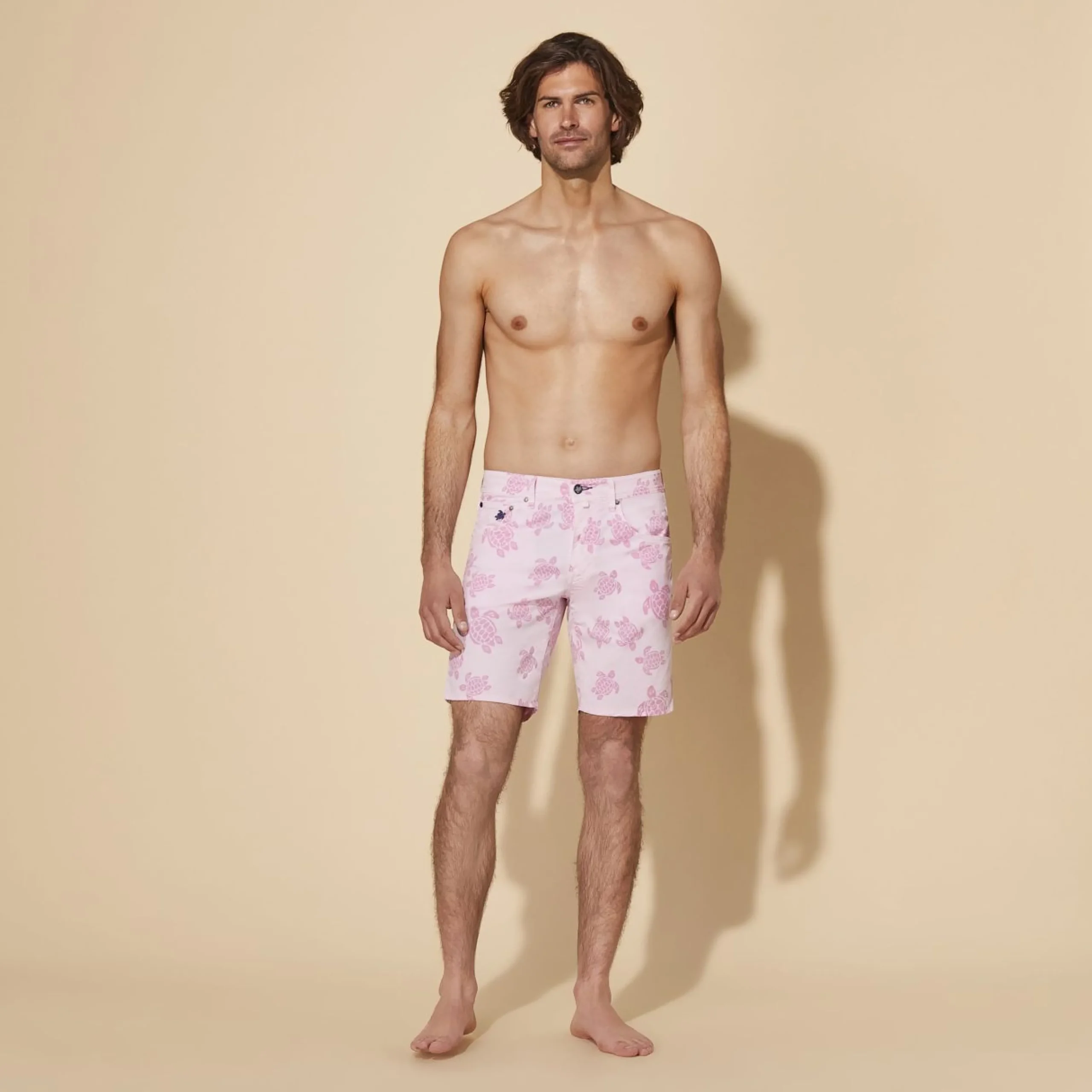 Homme Vilebrequin Bermudas Et Shorts^Bermuda 5 Poches Homme Ronde Des Tortues