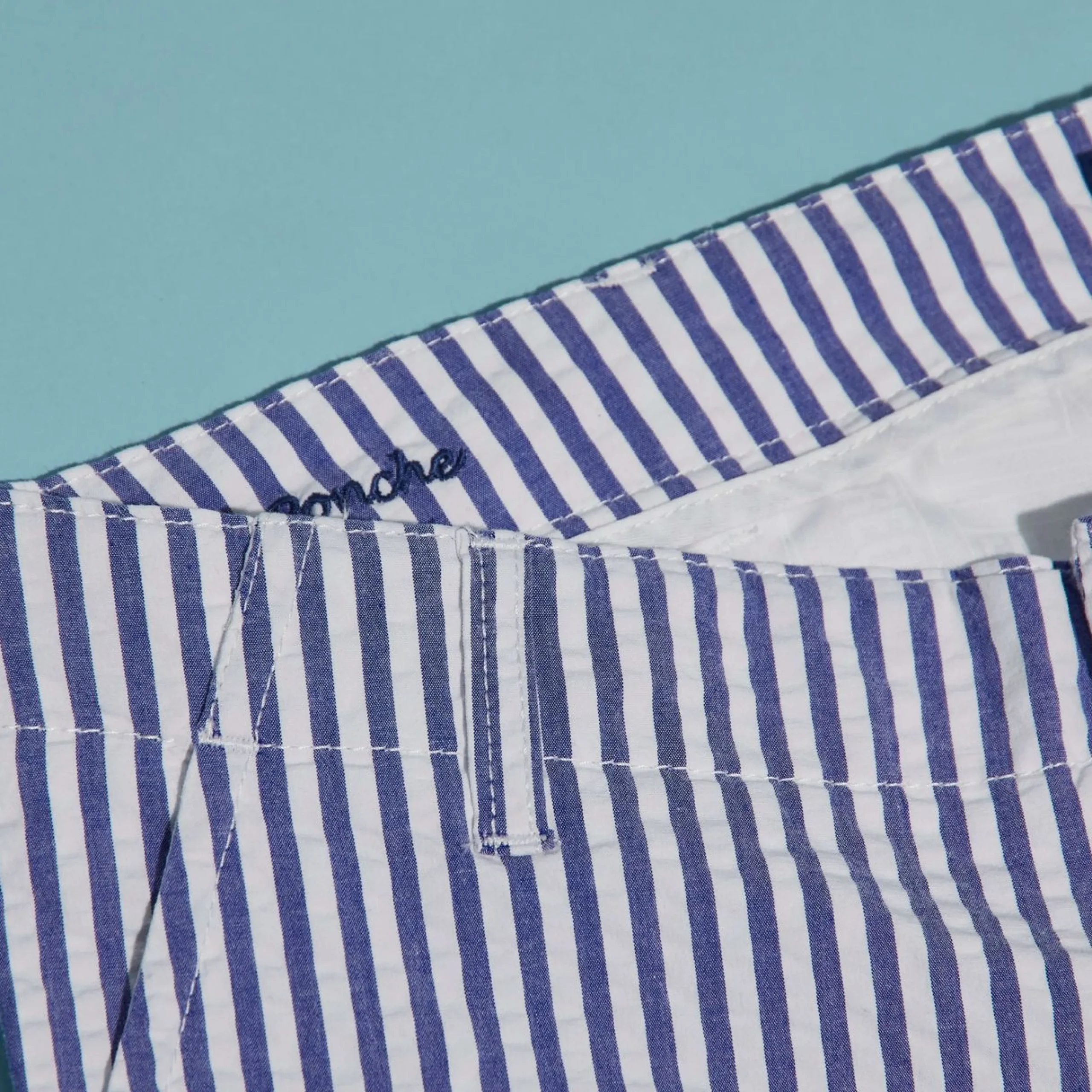 Homme Vilebrequin Bermudas Et Shorts^Bermuda Chino En Coton Homme Seersucker