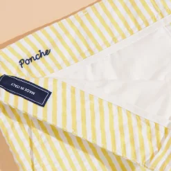 Homme Vilebrequin Bermudas Et Shorts^Bermuda Chino En Coton Homme Seersucker