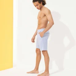 Homme Vilebrequin Bermudas Et Shorts^Bermuda En Coton Homme Imprime Micro Flower