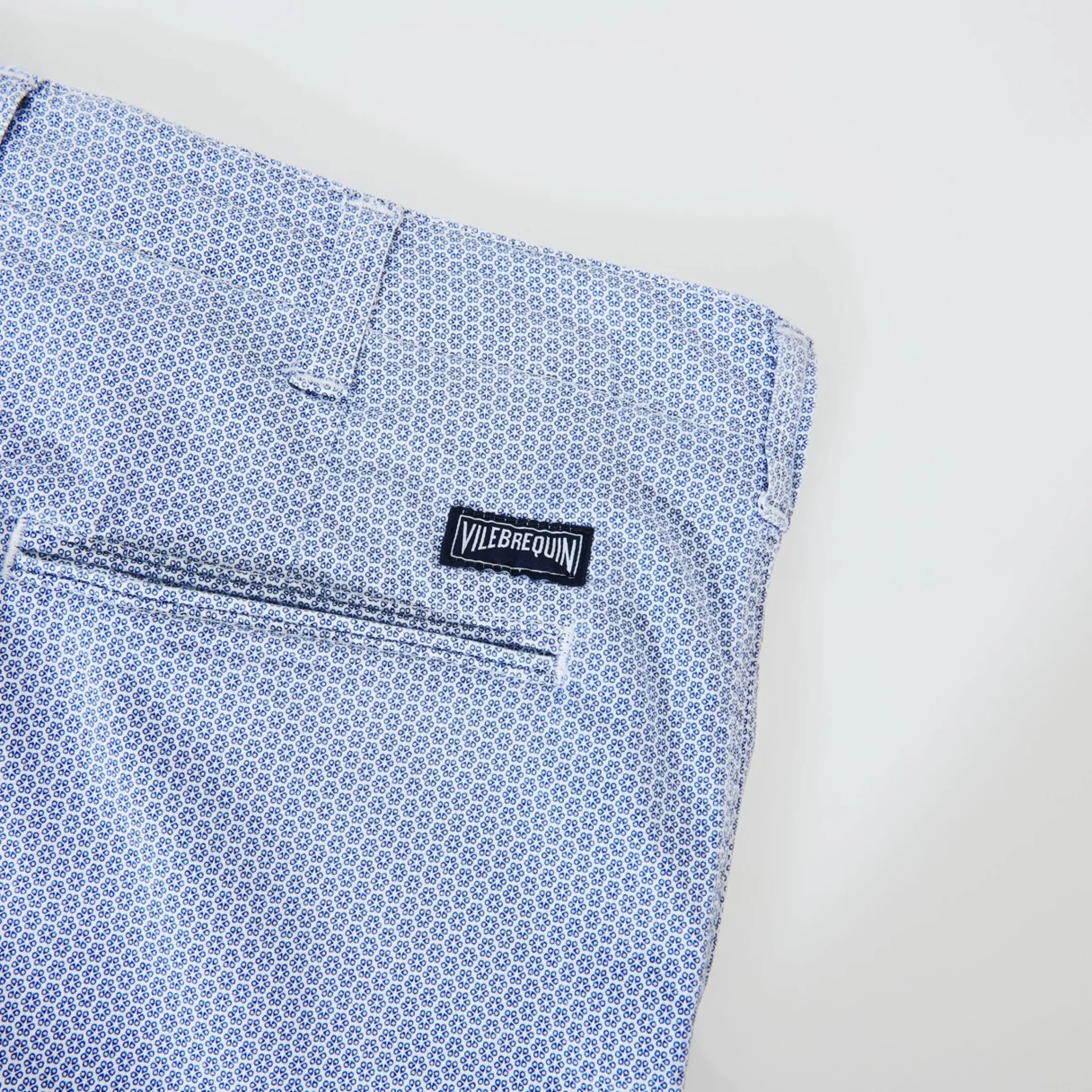Homme Vilebrequin Bermudas Et Shorts^Bermuda En Coton Homme Imprime Micro Flower