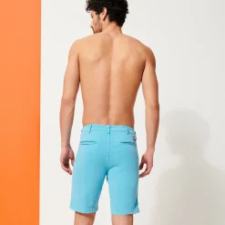 Homme Vilebrequin Bermudas Et Shorts^Bermuda En Coton Homme Imprime Micro Flower