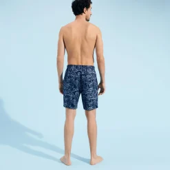 Homme Vilebrequin Bermudas Et Shorts^Bermuda En Coton Homme Poulpes Bicolores