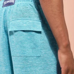 Homme Vilebrequin Loungewear^Bermuda En Jersey De Lin Unisexe Uni