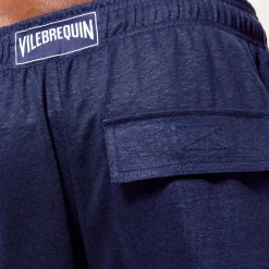 Homme Vilebrequin Loungewear^Bermuda En Jersey De Lin Unisexe Uni
