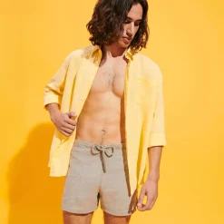 Homme Vilebrequin Bermudas Et Shorts^Bermuda En Lin Homme Mineral Dye