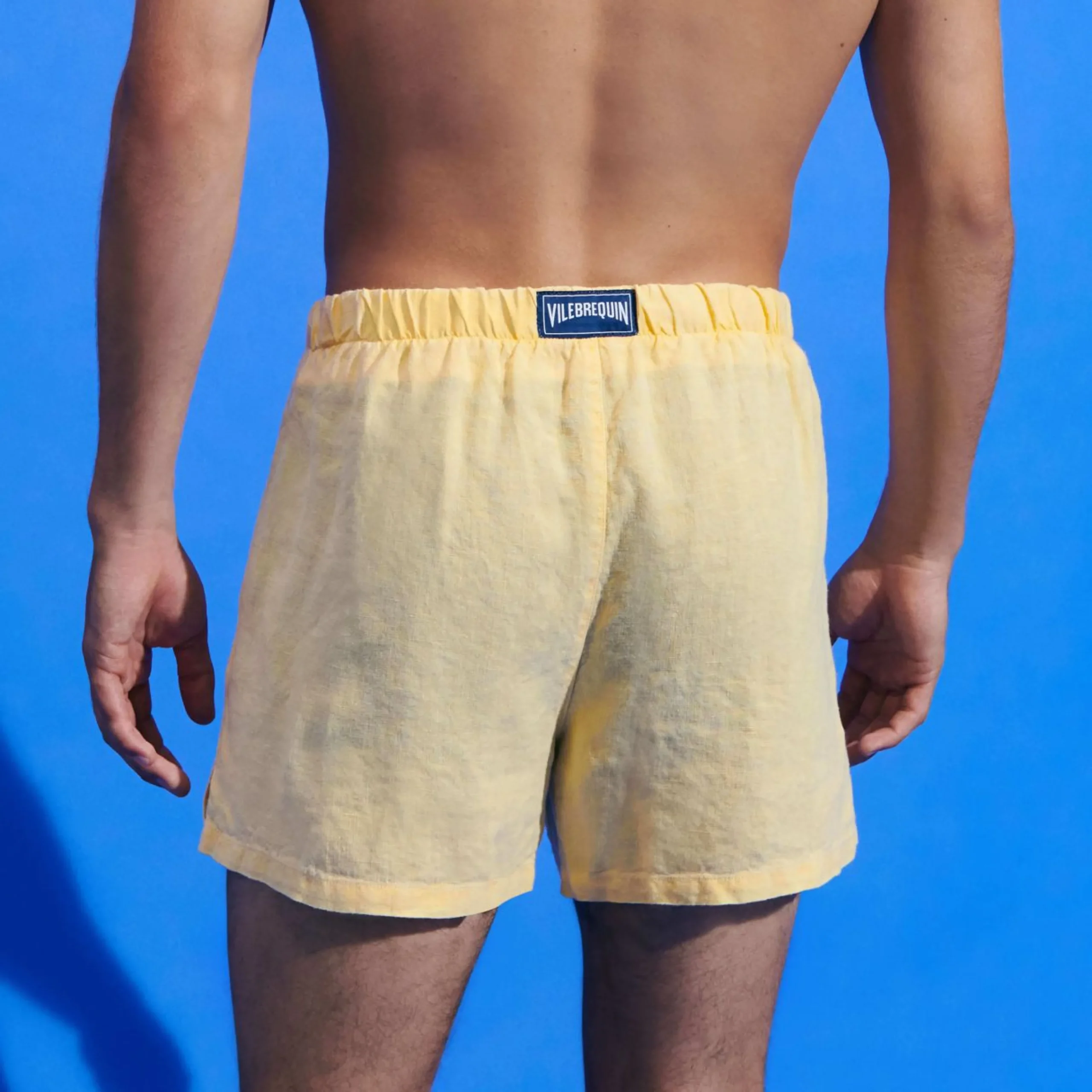 Homme Vilebrequin Bermudas Et Shorts^Bermuda En Lin Homme Mineral Dye
