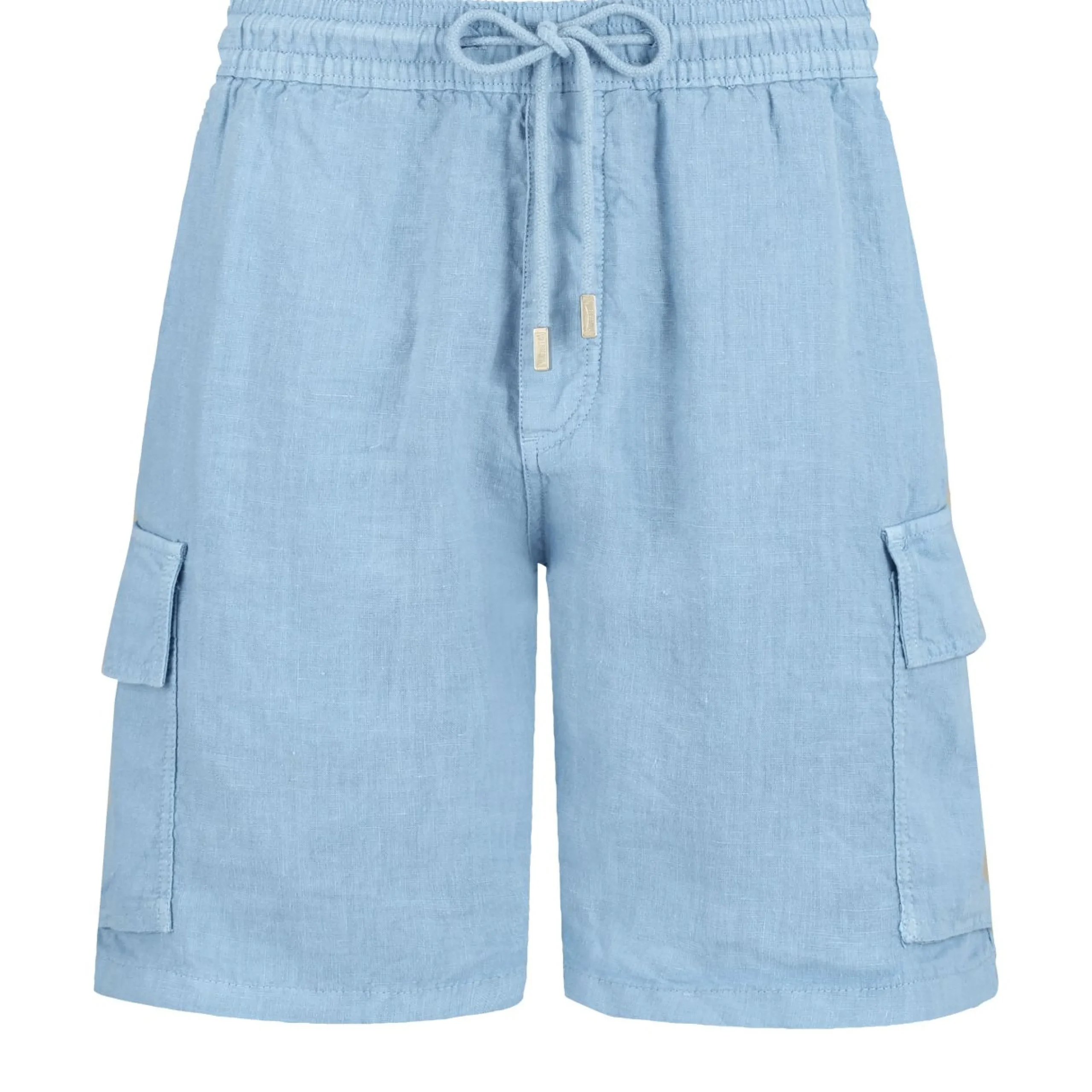 Homme Vilebrequin Bermudas Et Shorts^Bermuda En Lin Homme Uni Poches Cargo