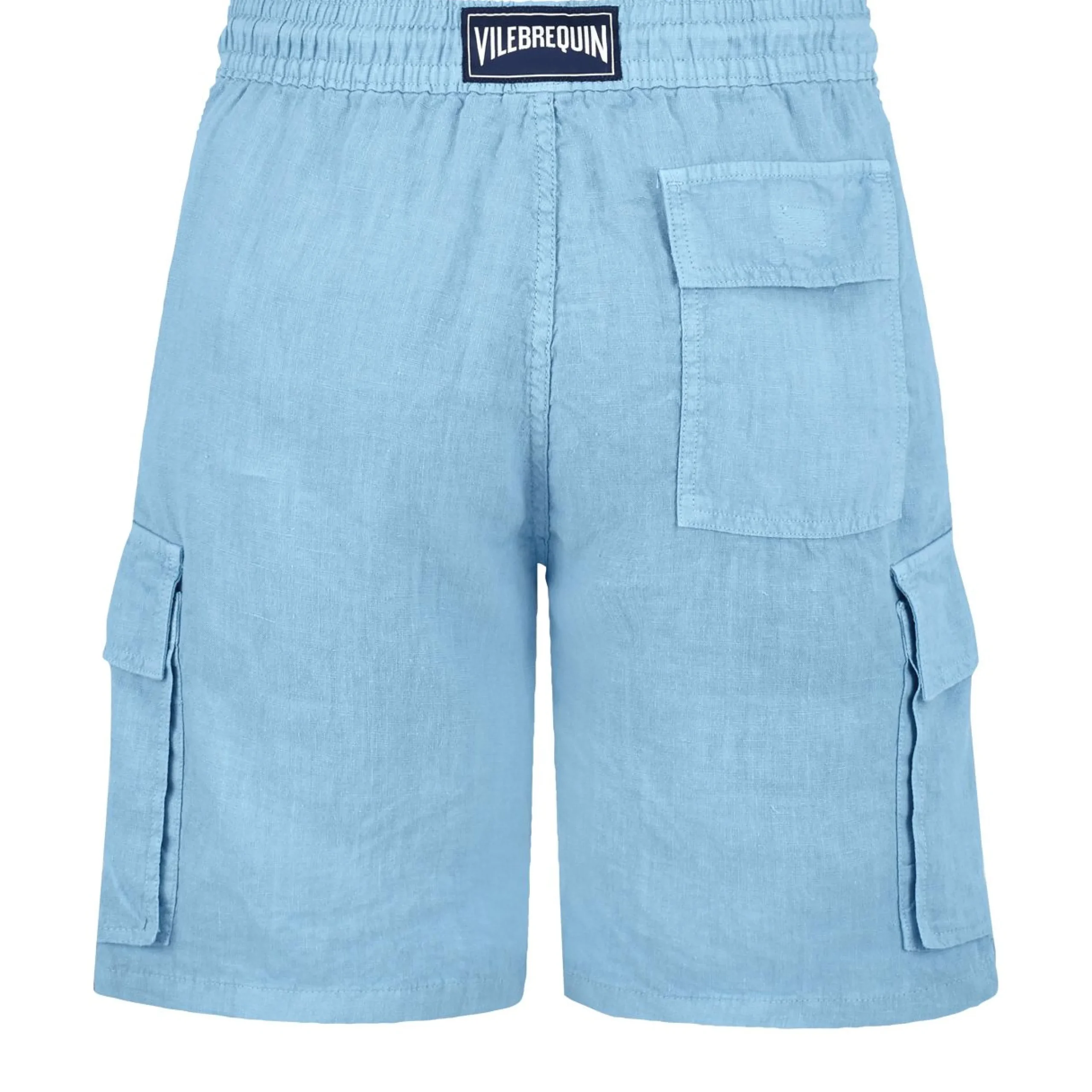 Homme Vilebrequin Bermudas Et Shorts^Bermuda En Lin Homme Uni Poches Cargo