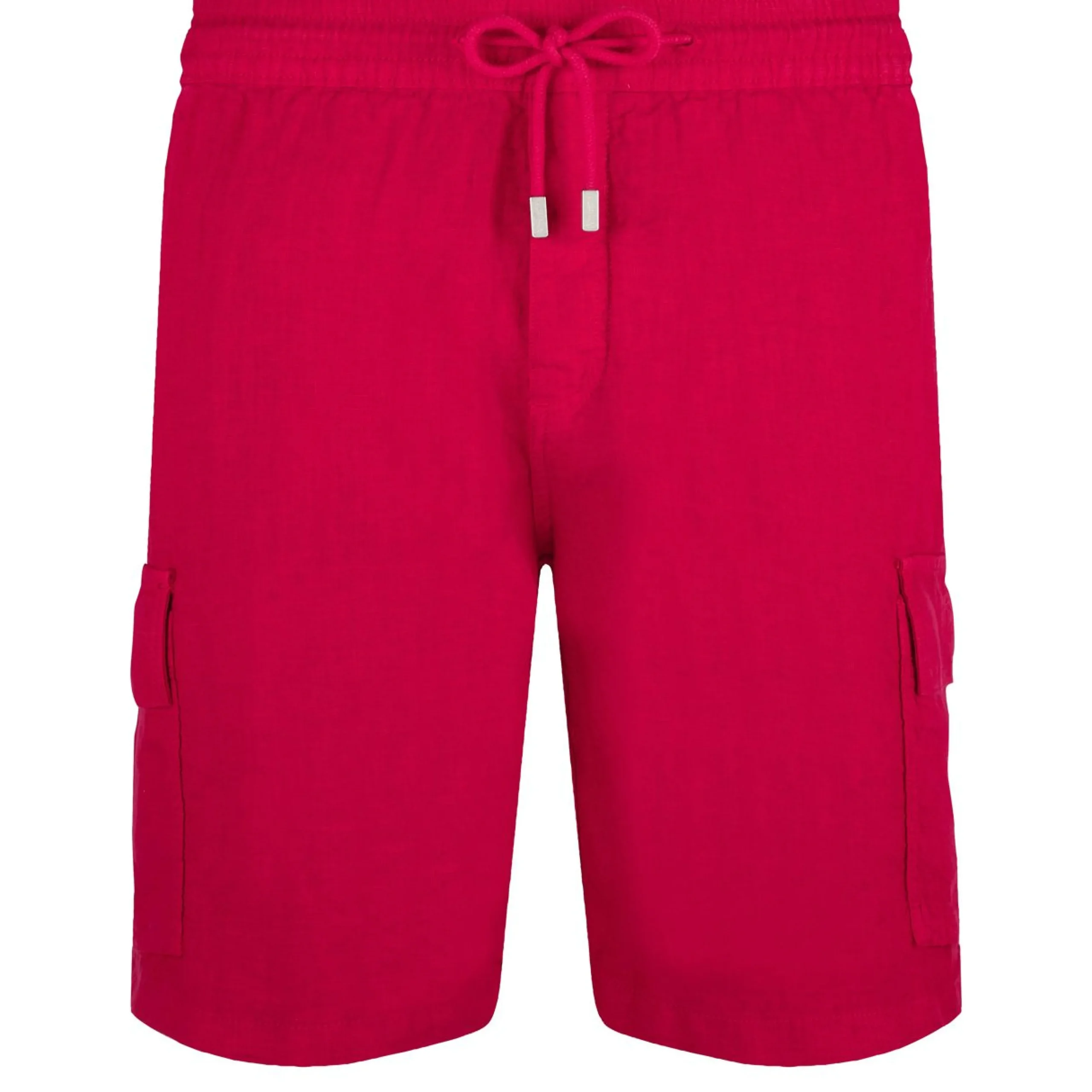 Homme Vilebrequin Pantalons^Bermuda En Lin Homme Uni Poches Cargo