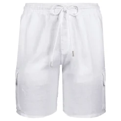 Homme Vilebrequin Bermudas Et Shorts^Bermuda En Lin Homme Uni Poches Cargo