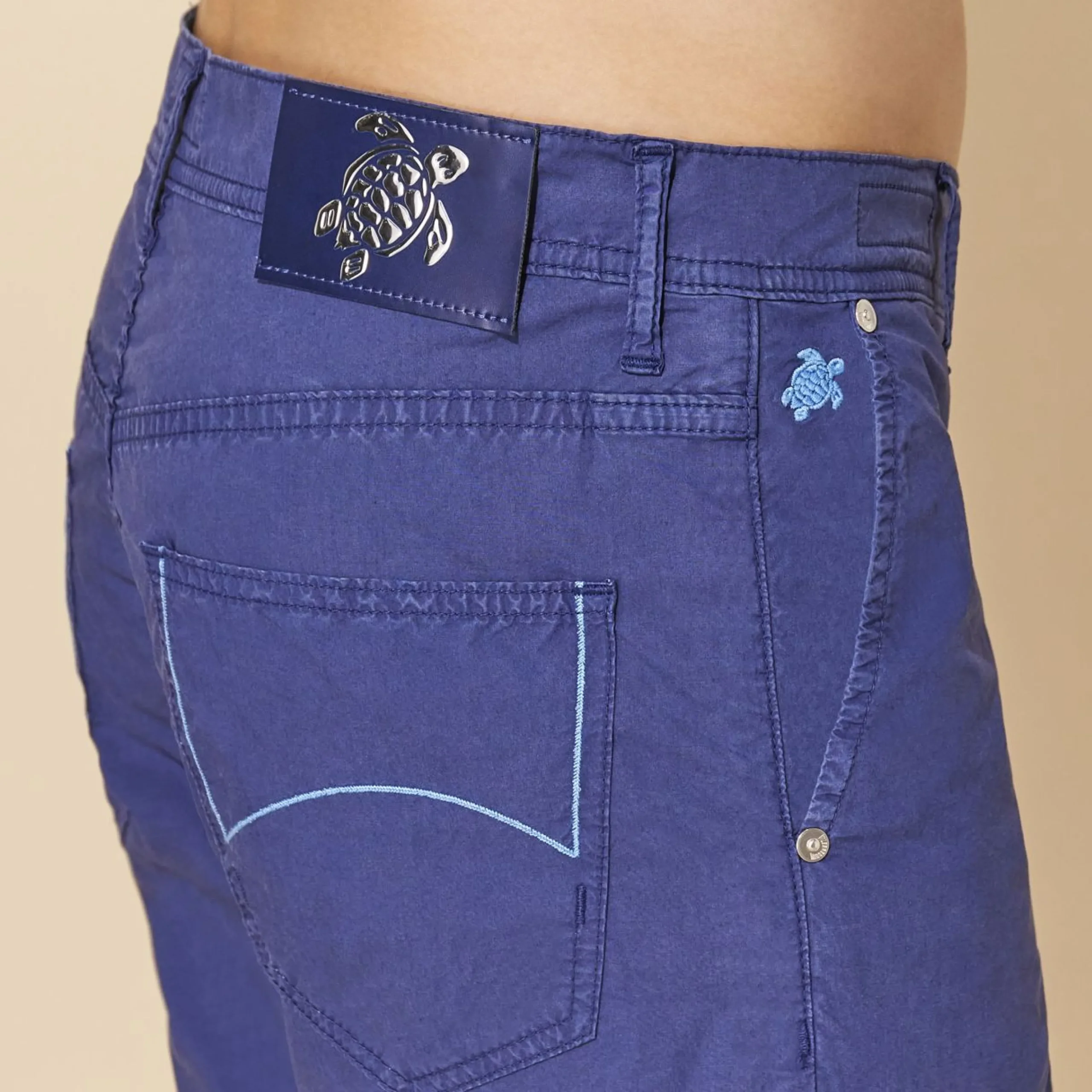 Homme Vilebrequin Bermudas Et Shorts^Bermuda En Tencel Homme Uni