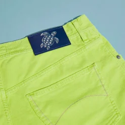 Homme Vilebrequin Bermudas Et Shorts^Bermuda En Velours Cotele 2000 Raies 5 Poches Homme Uni