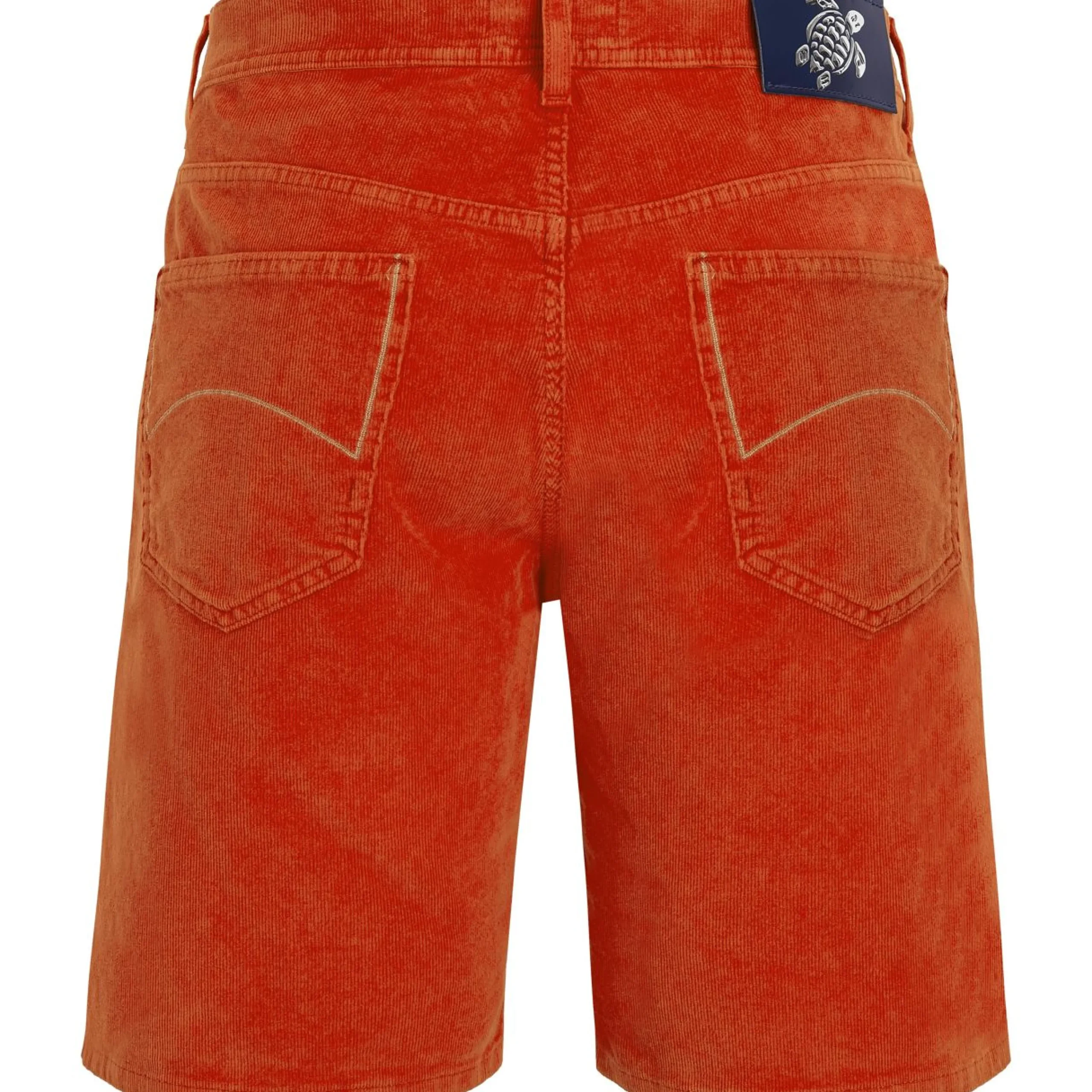 Homme Vilebrequin Bermudas Et Shorts^Bermuda En Velours Cotele 2000 Raies 5 Poches Homme Uni