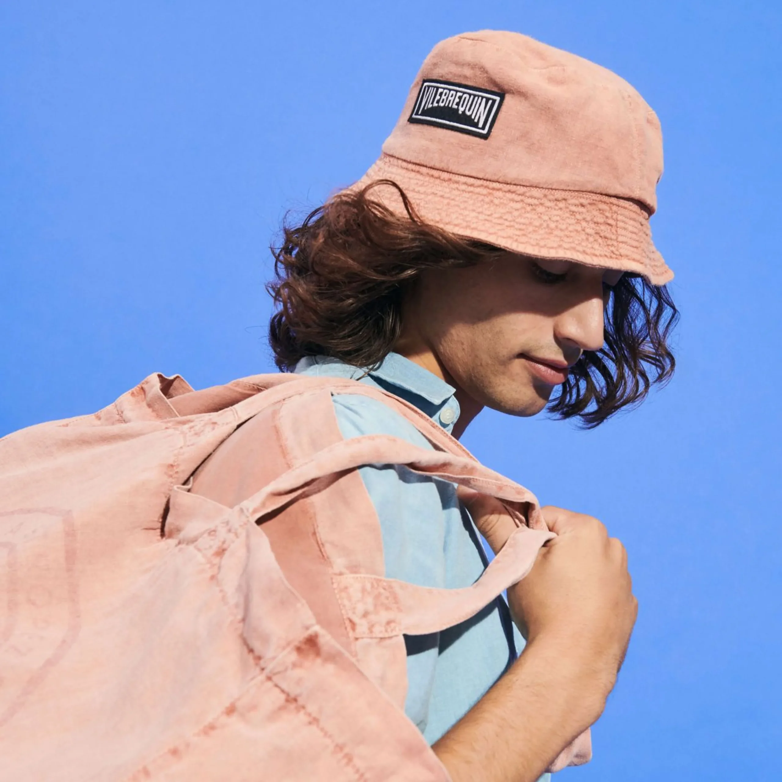Homme Vilebrequin Casquettes^Bob En Lin