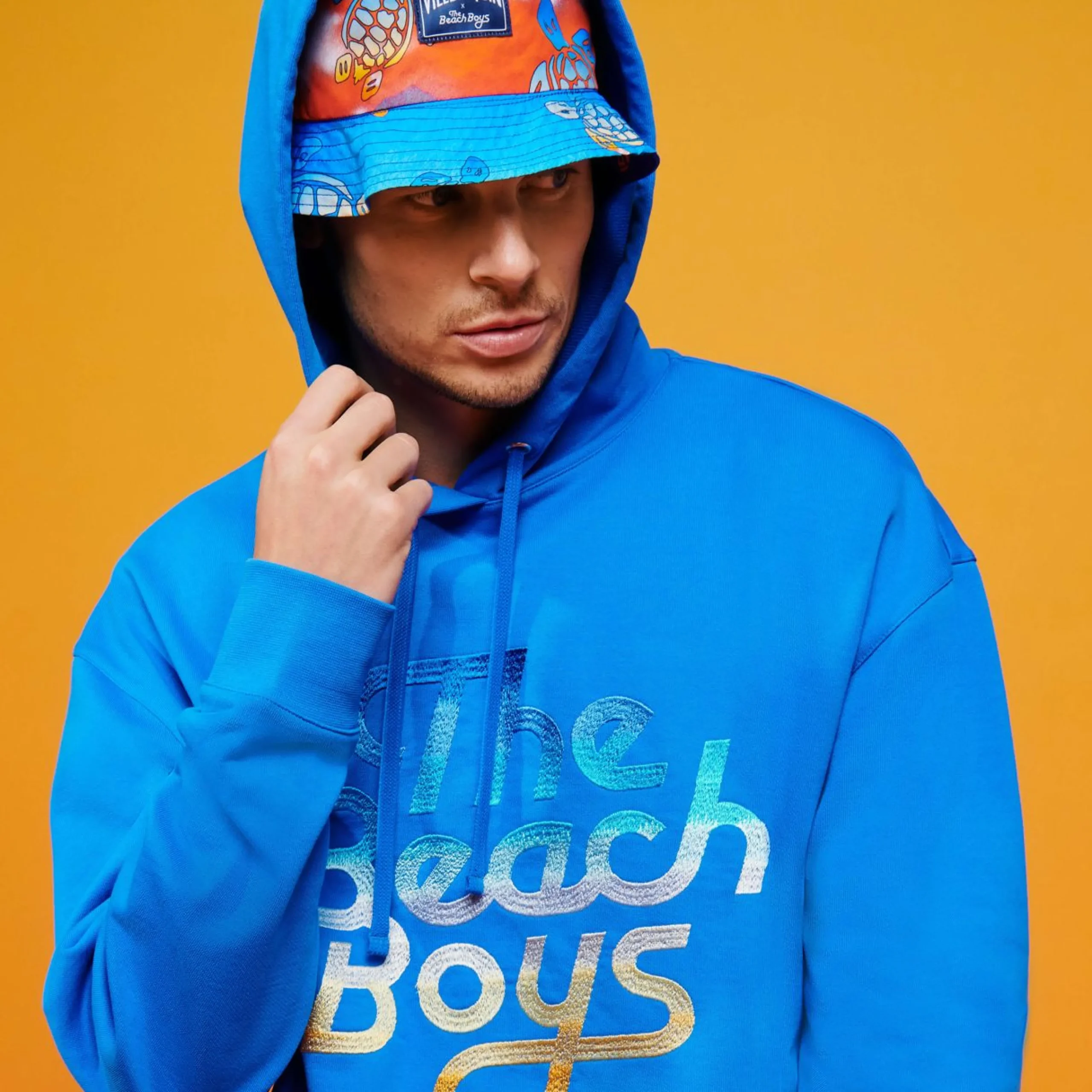 Homme Vilebrequin Casquettes^Bob Unisexe Ronde Des Tortues Sunset - X The Beach Boys