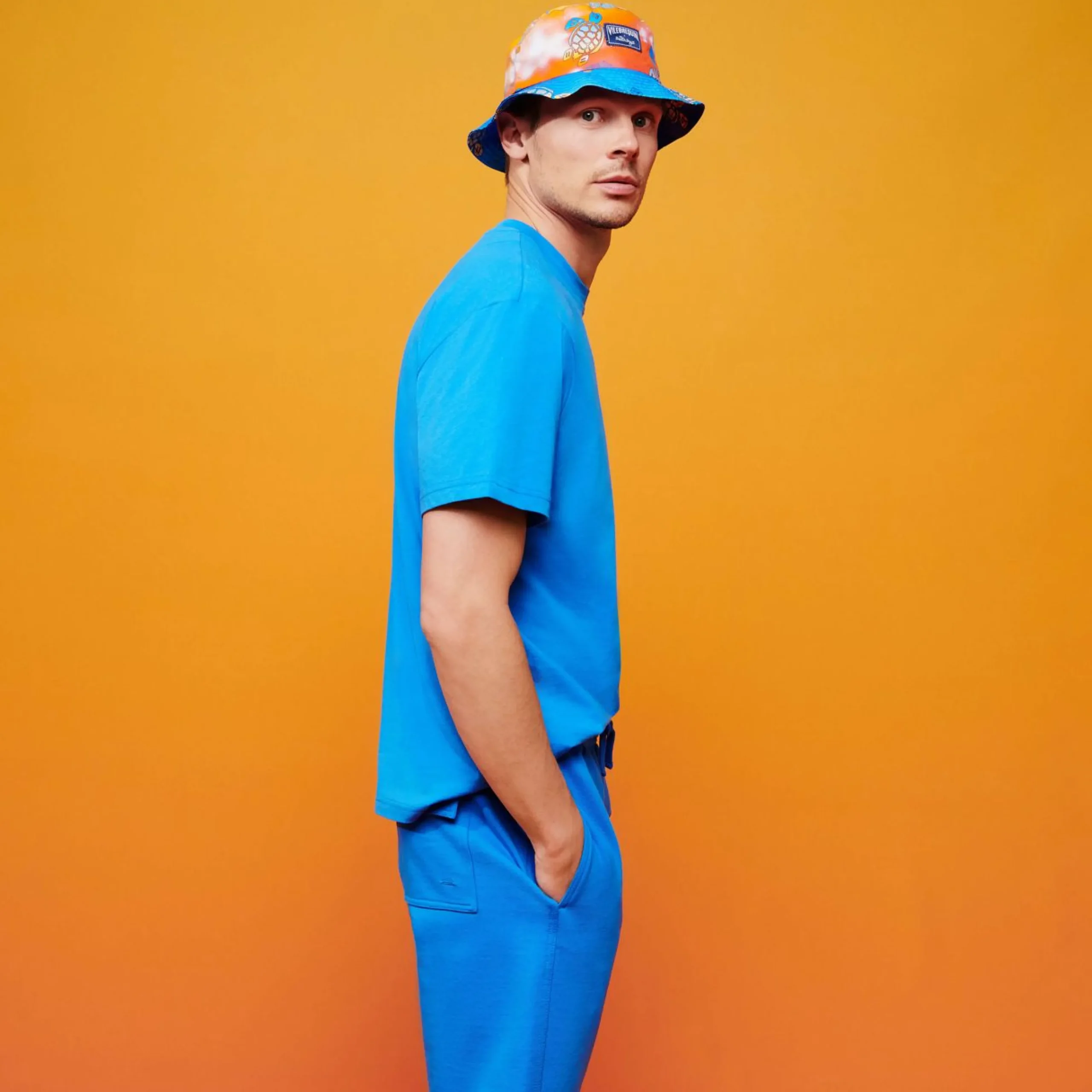 Homme Vilebrequin Casquettes^Bob Unisexe Ronde Des Tortues Sunset - X The Beach Boys