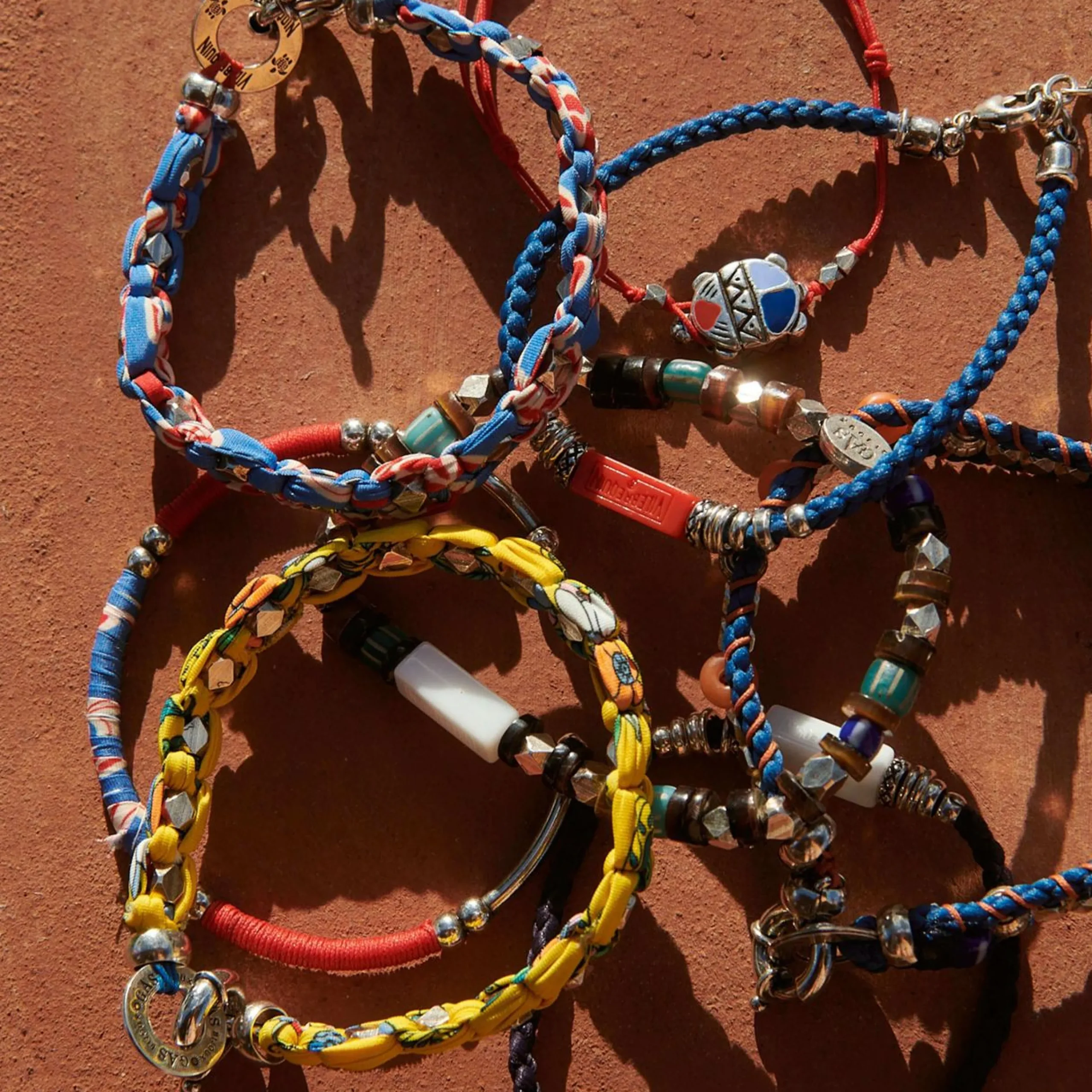 Femme Vilebrequin Bijoux^Bracelet Tresse Unisexe Perles Everly- X Gas Bijoux