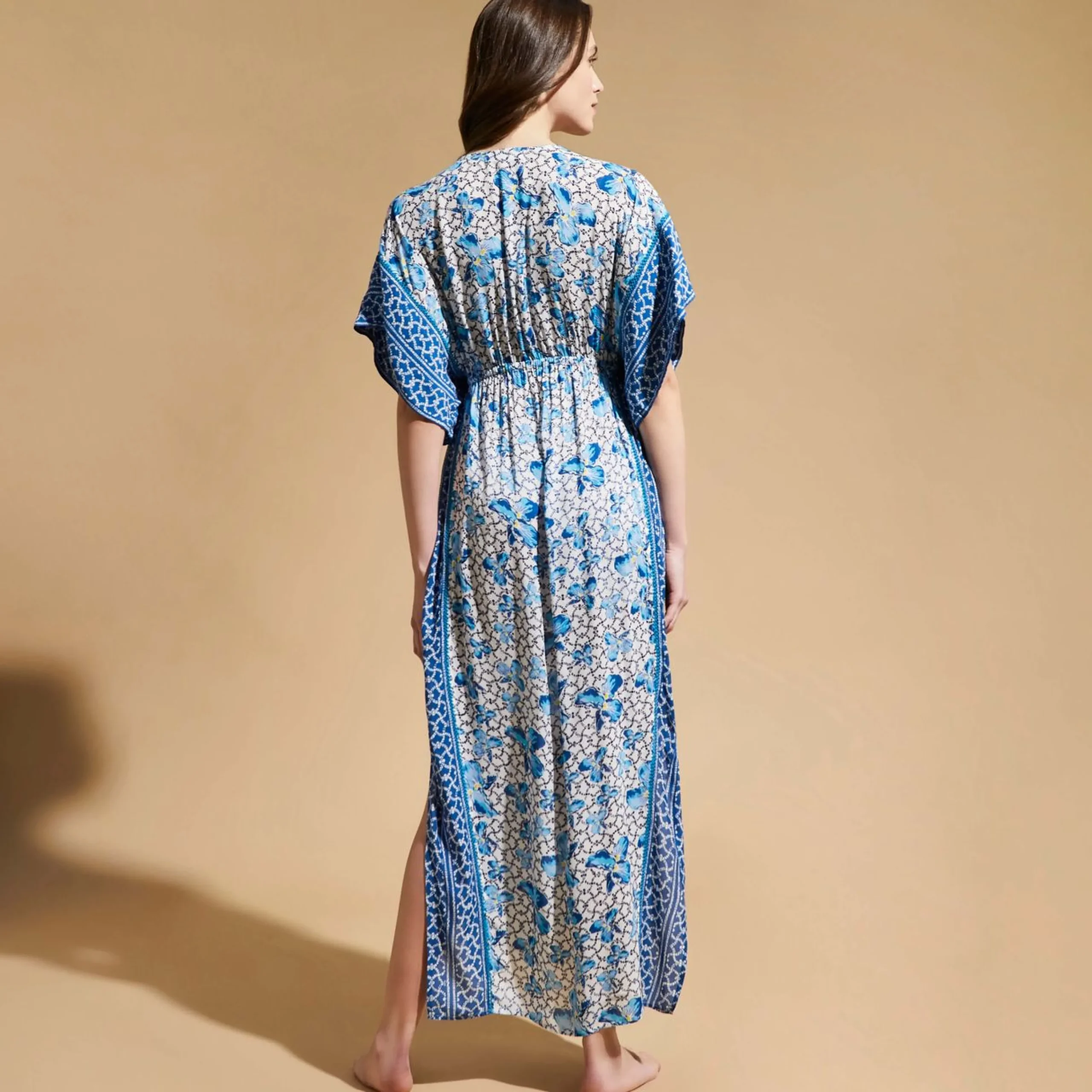 Femme Vilebrequin Tuniques^Caftan Long Femme Iris Lace- X Poupette St Barth