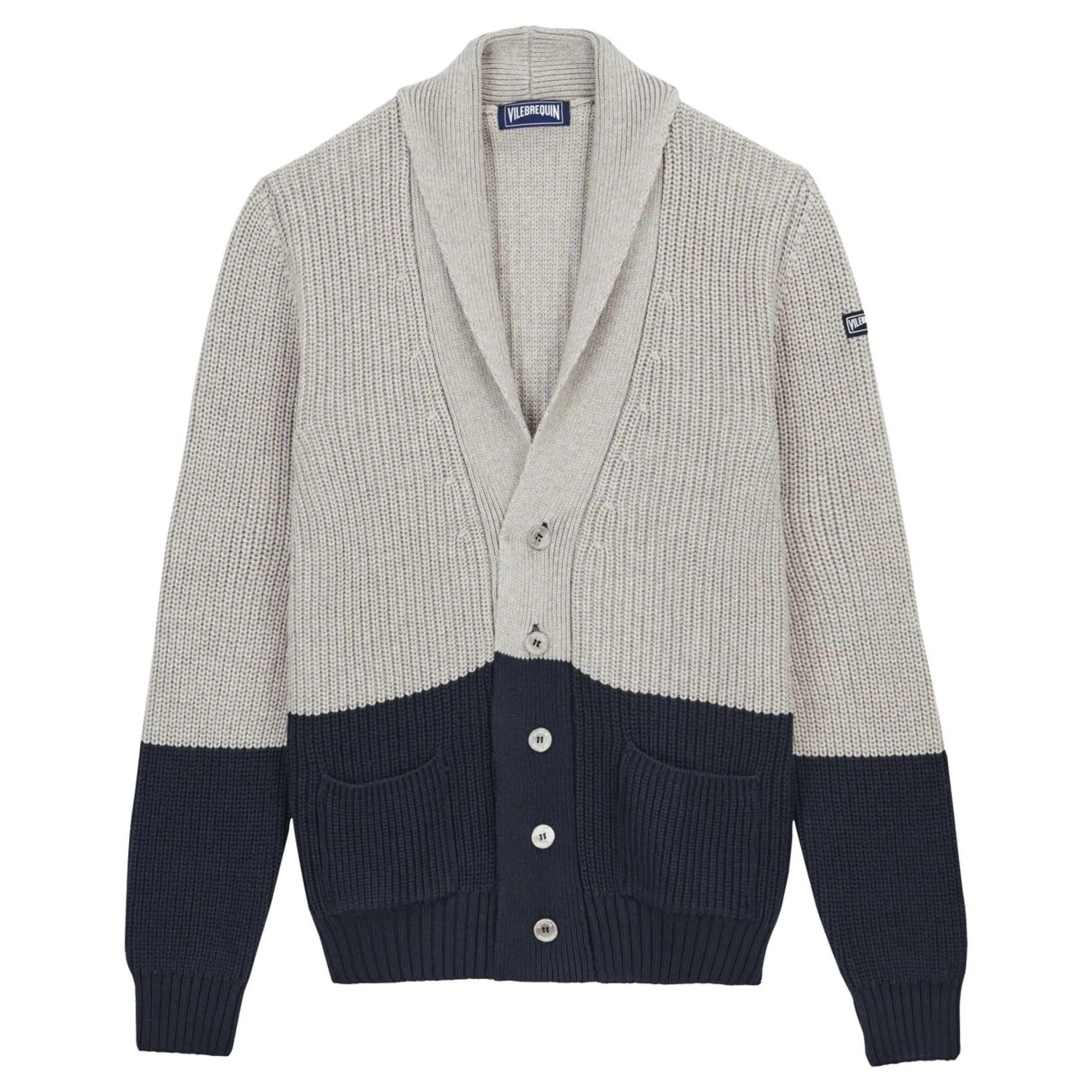 Homme Vilebrequin Pulls Et Cardigans^Cardigan En Coton Cachemire Homme