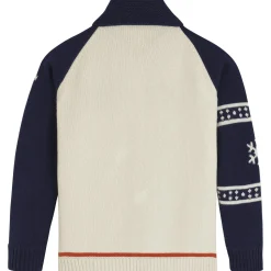 Homme Vilebrequin Pulls Et Cardigans^Cardigan Motifs Jacquard Ski Turtle En Laine Homme