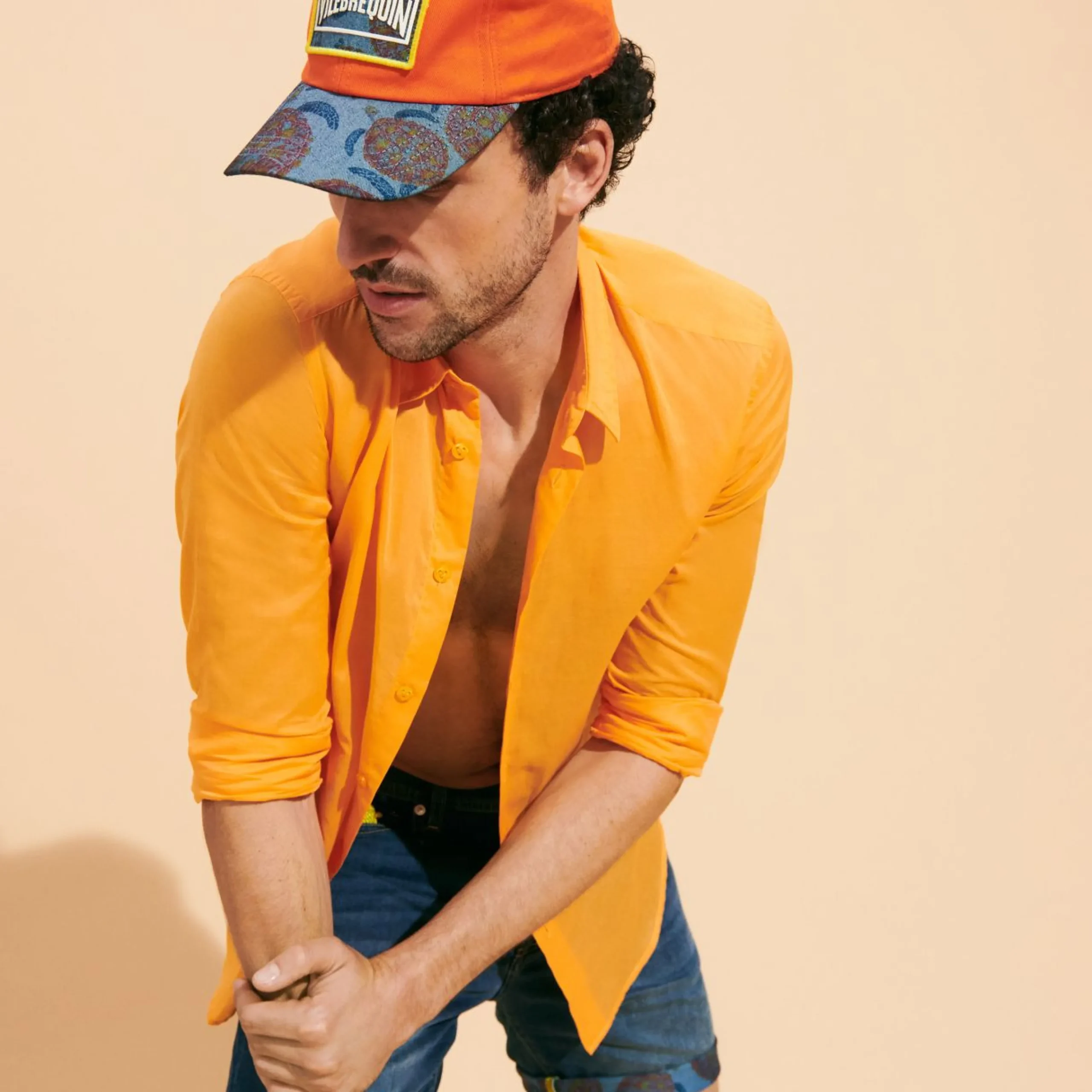 Femme Vilebrequin Chapeau De Plages & Foulards^Casquette Homme Imprime Carapaces