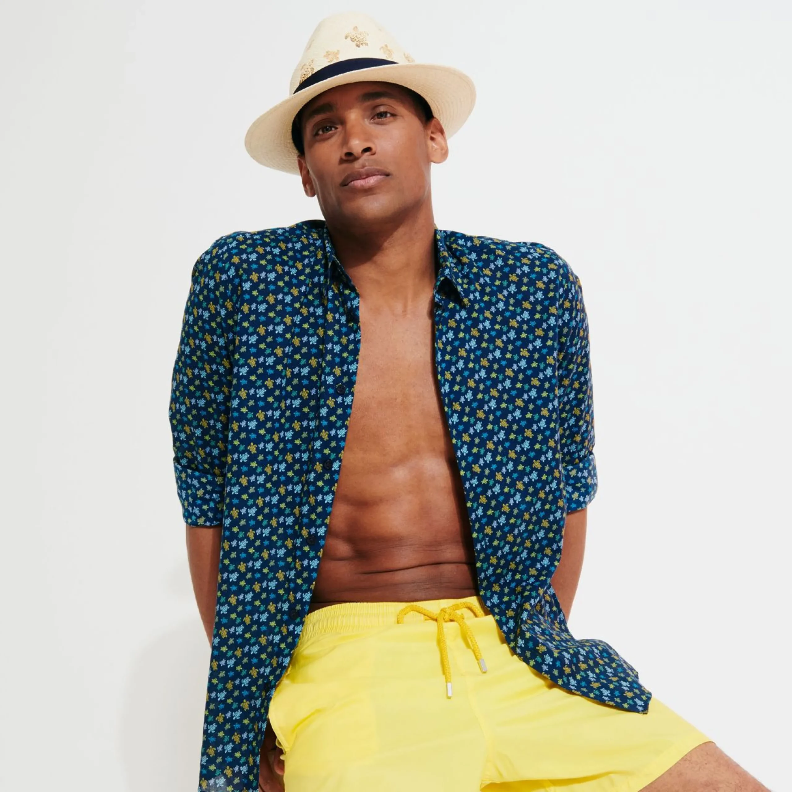 Femme Vilebrequin Chapeau De Plages & Foulards^Chapeau En Paille Homme - X Borsalino