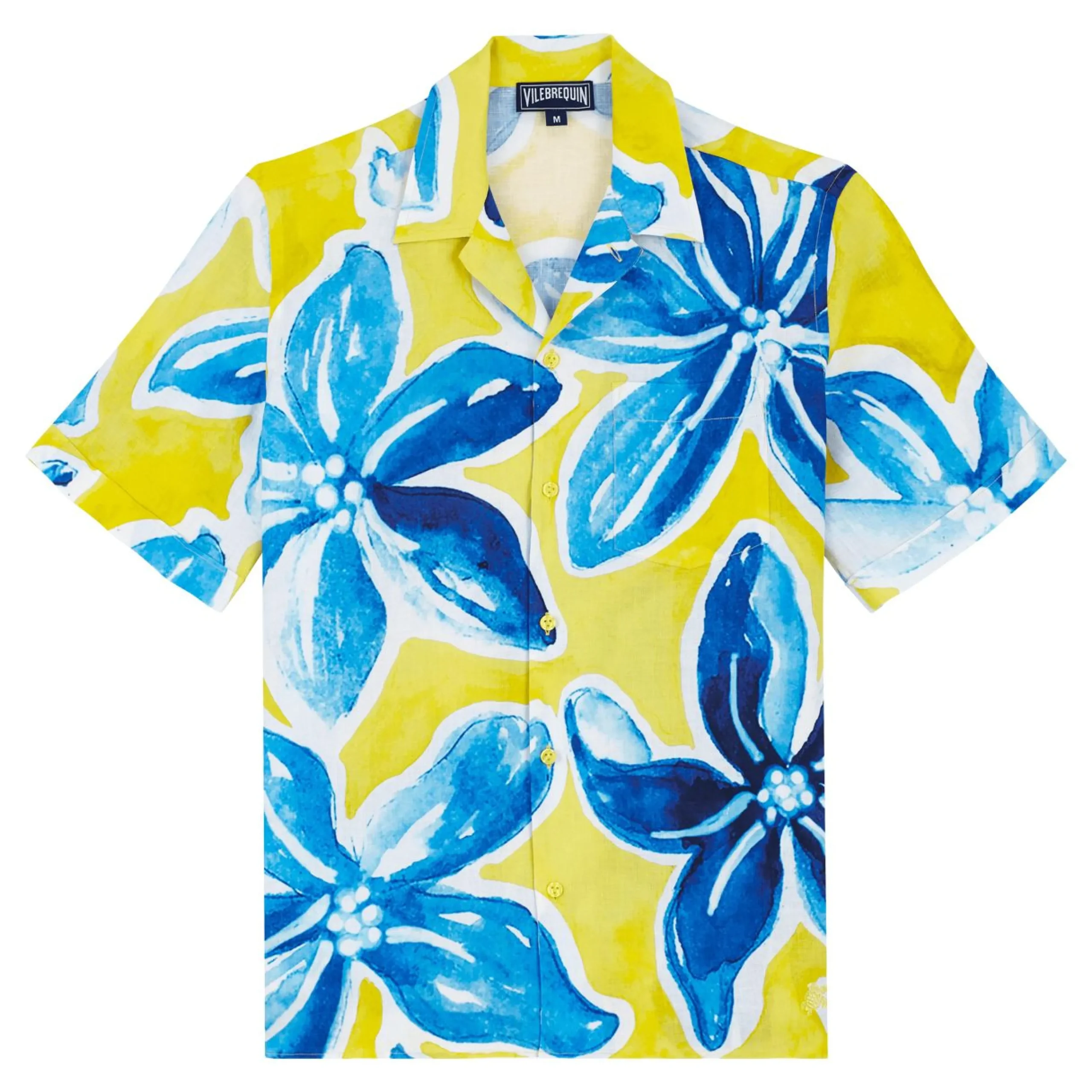 Homme Vilebrequin Chemises^Chemise Bowling En Chanvre Et Tencel Homme Raiatea