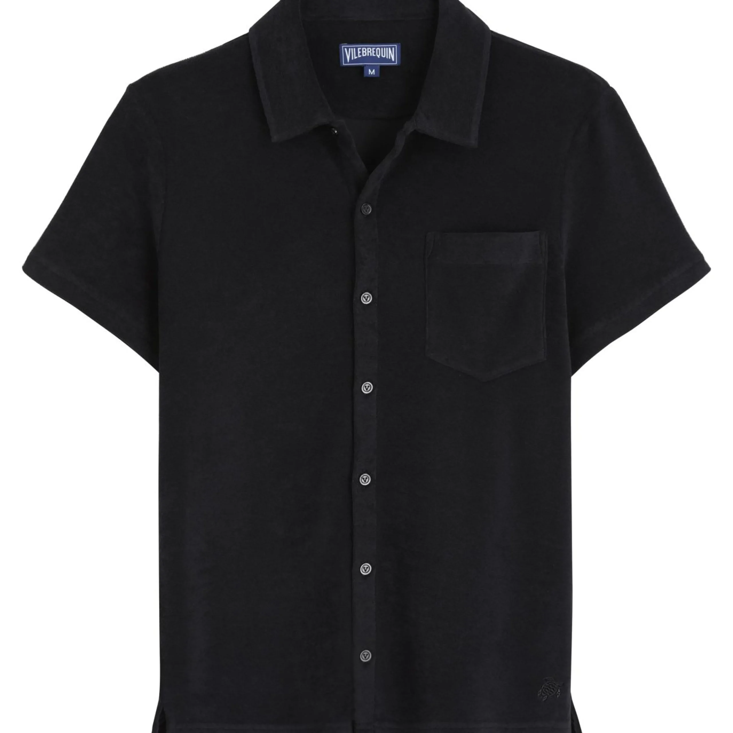 Homme Vilebrequin Loungewear^Chemise Bowling En Eponge Unisexe Unie
