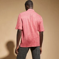 Femme Vilebrequin Chemises^Chemise Bowling En Jersey De Lin Unisexe Unie