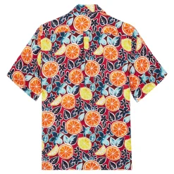 Homme Vilebrequin Chemises^Chemise Bowling En Lin Homme Presse Citron