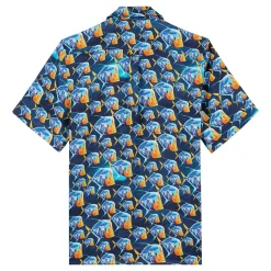 Homme Vilebrequin Chemises^Chemise Bowling En Lin Homme Piranhas