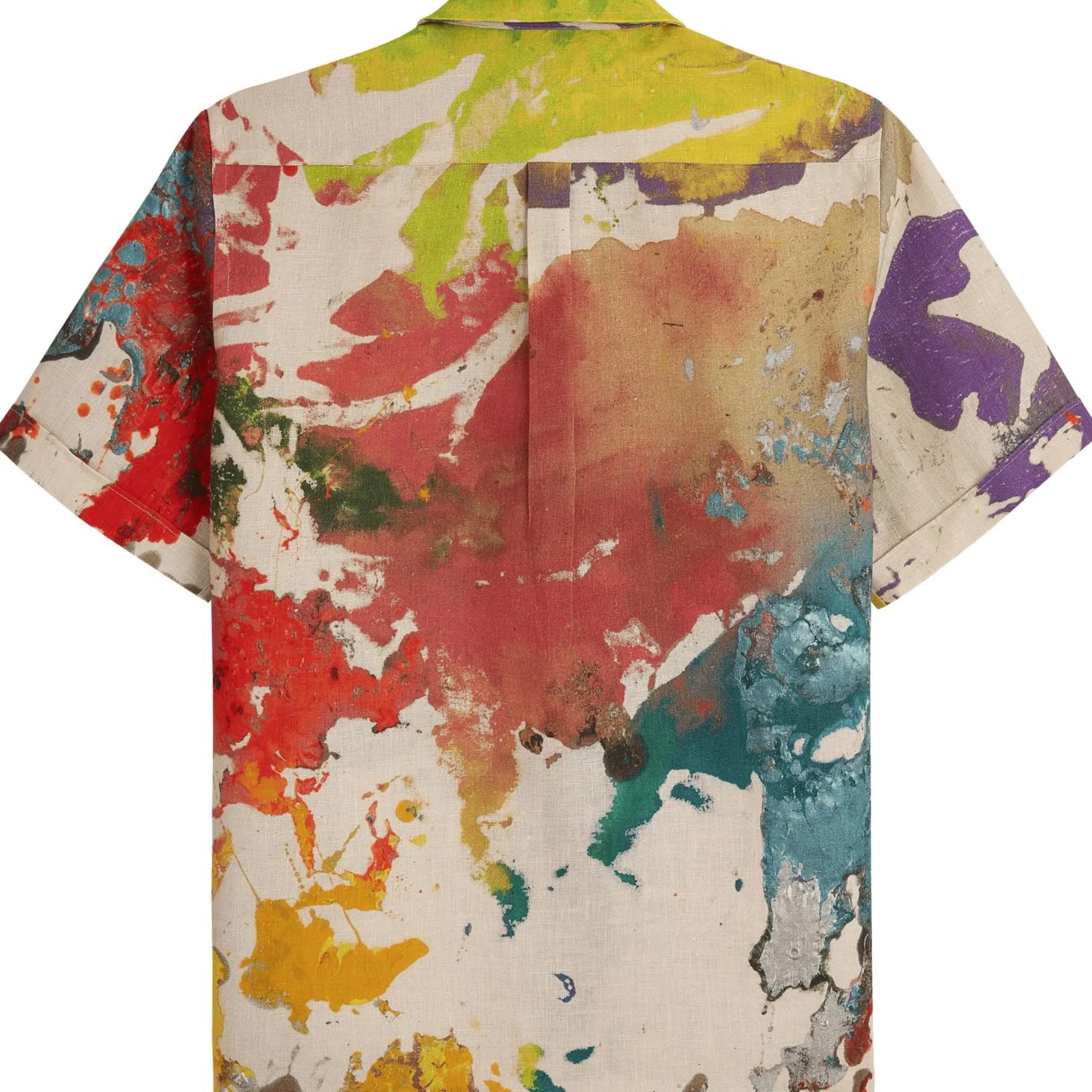 Homme Vilebrequin Chemises^Chemise Bowling En Lin Homme Gra - X John M Armleder