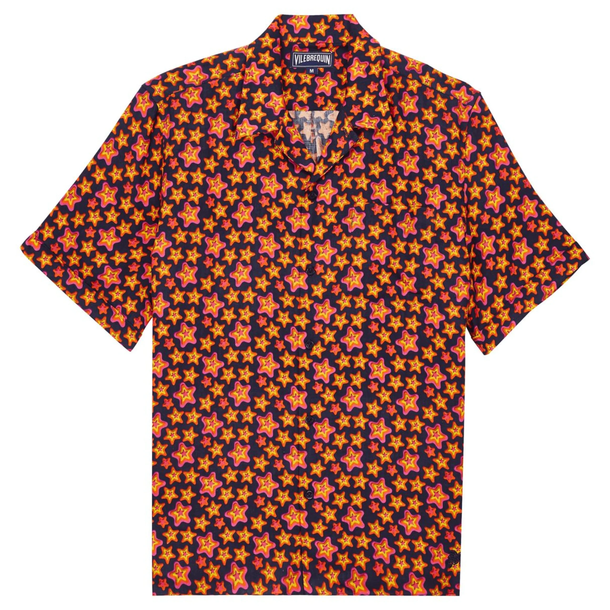 Homme Vilebrequin Chemises^Chemise Bowling En Lin Stars Gift Homme