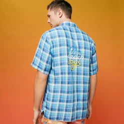 Homme Vilebrequin Chemises^Chemise Bowling Homme Checks - X The Beach Boys