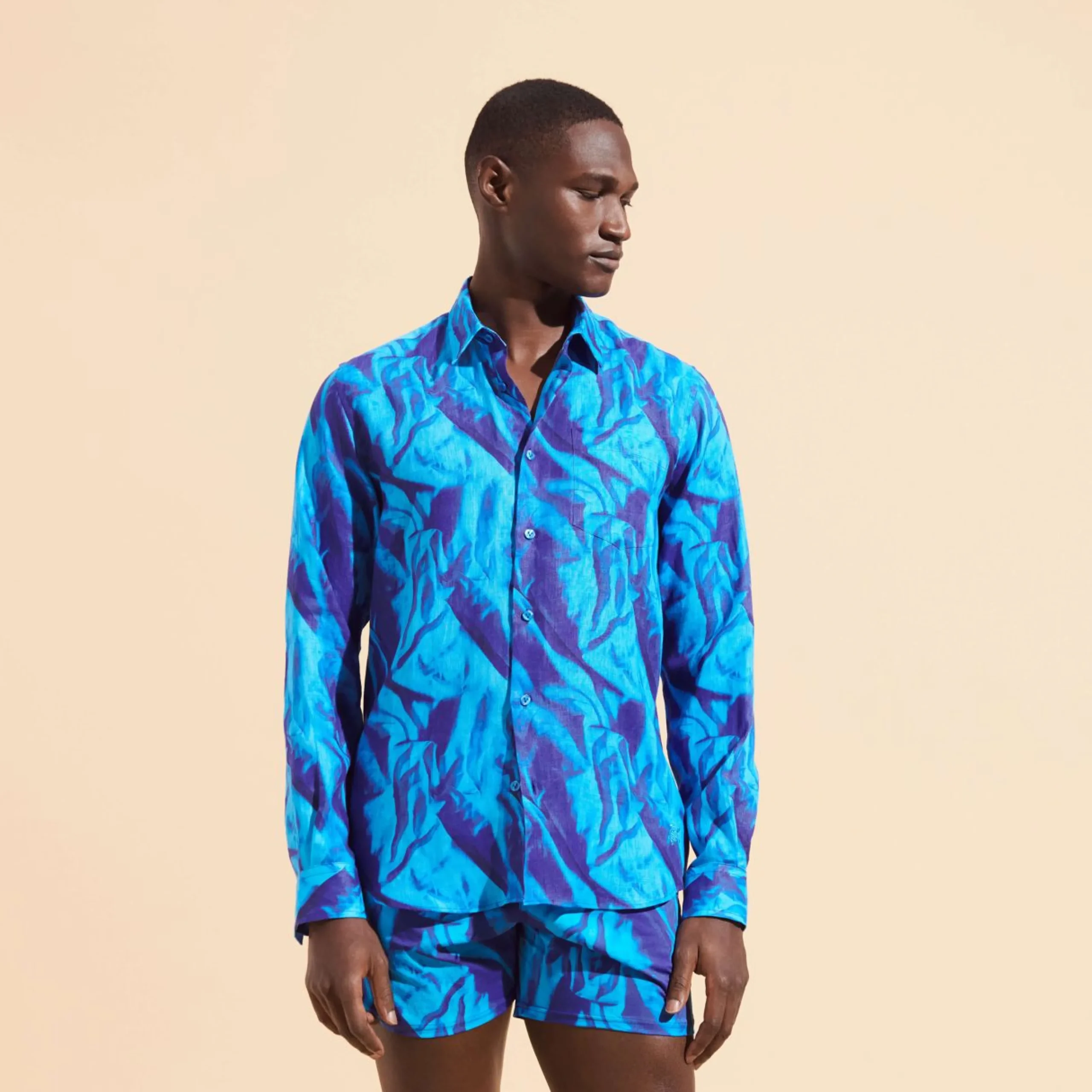 Homme Vilebrequin Chemises^Chemise En Lin Homme Les Draps Froisses