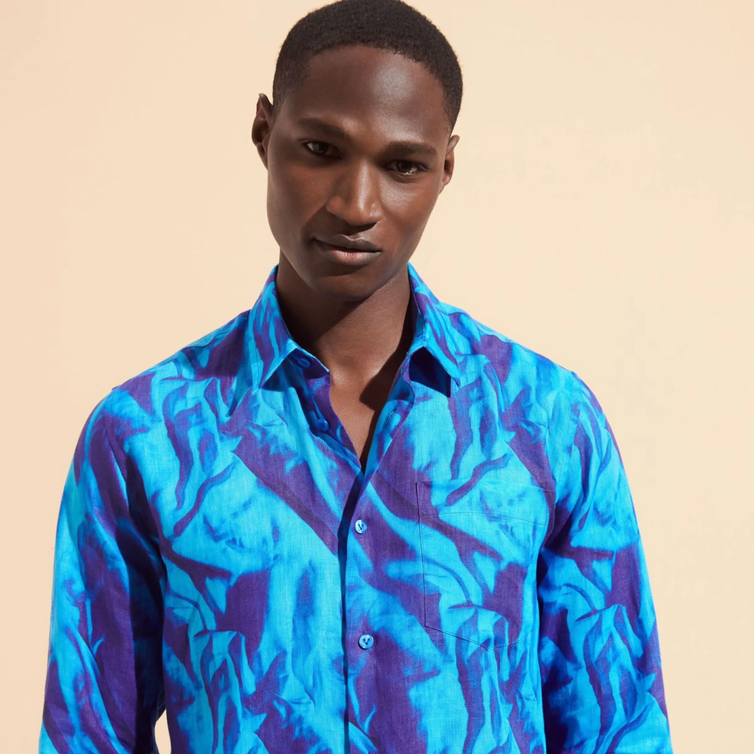 Homme Vilebrequin Chemises^Chemise En Lin Homme Les Draps Froisses