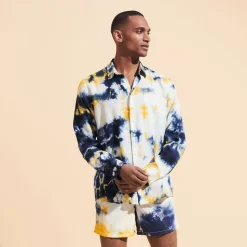 Homme Vilebrequin Chemises^Chemise En Lin Homme Tie & Dye