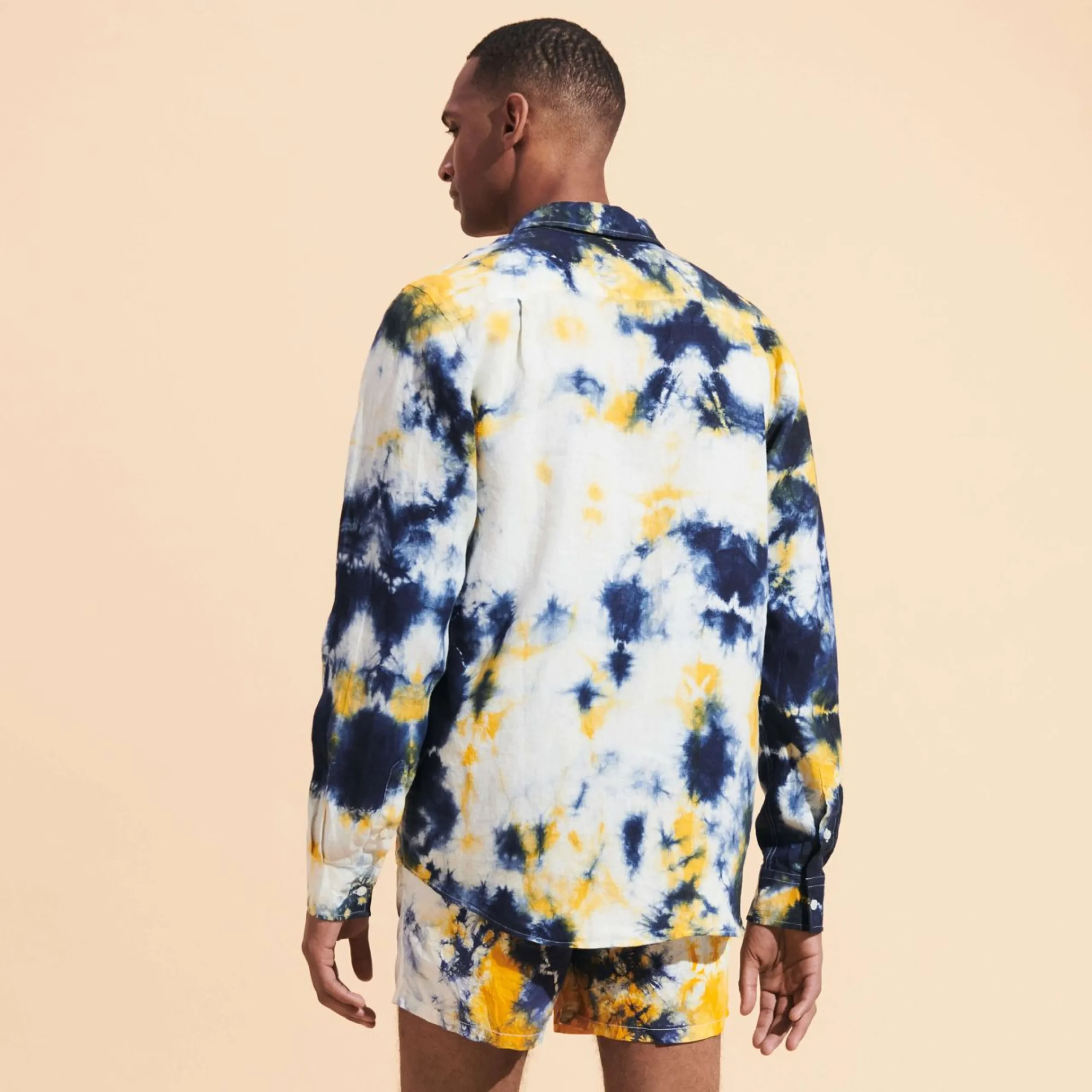 Homme Vilebrequin Chemises^Chemise En Lin Homme Tie & Dye