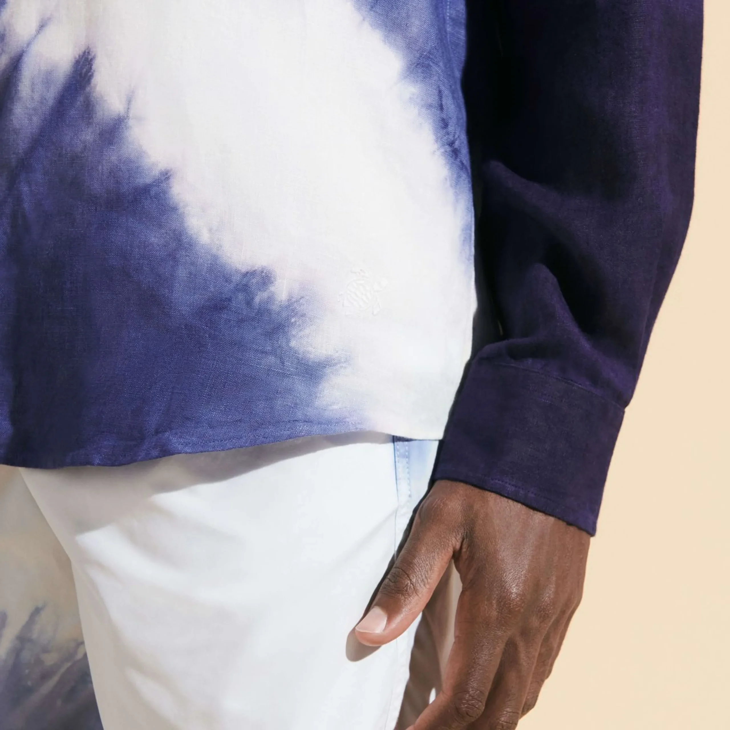 Homme Vilebrequin Chemises^Chemise En Lin Homme Tie & Dye