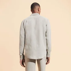 Homme Vilebrequin Chemises^Chemise En Lin Homme Uni