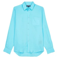 Homme Vilebrequin Chemises^Chemise En Lin Homme Unie
