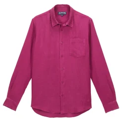 Homme Vilebrequin Chemises^Chemise En Lin Homme Unie
