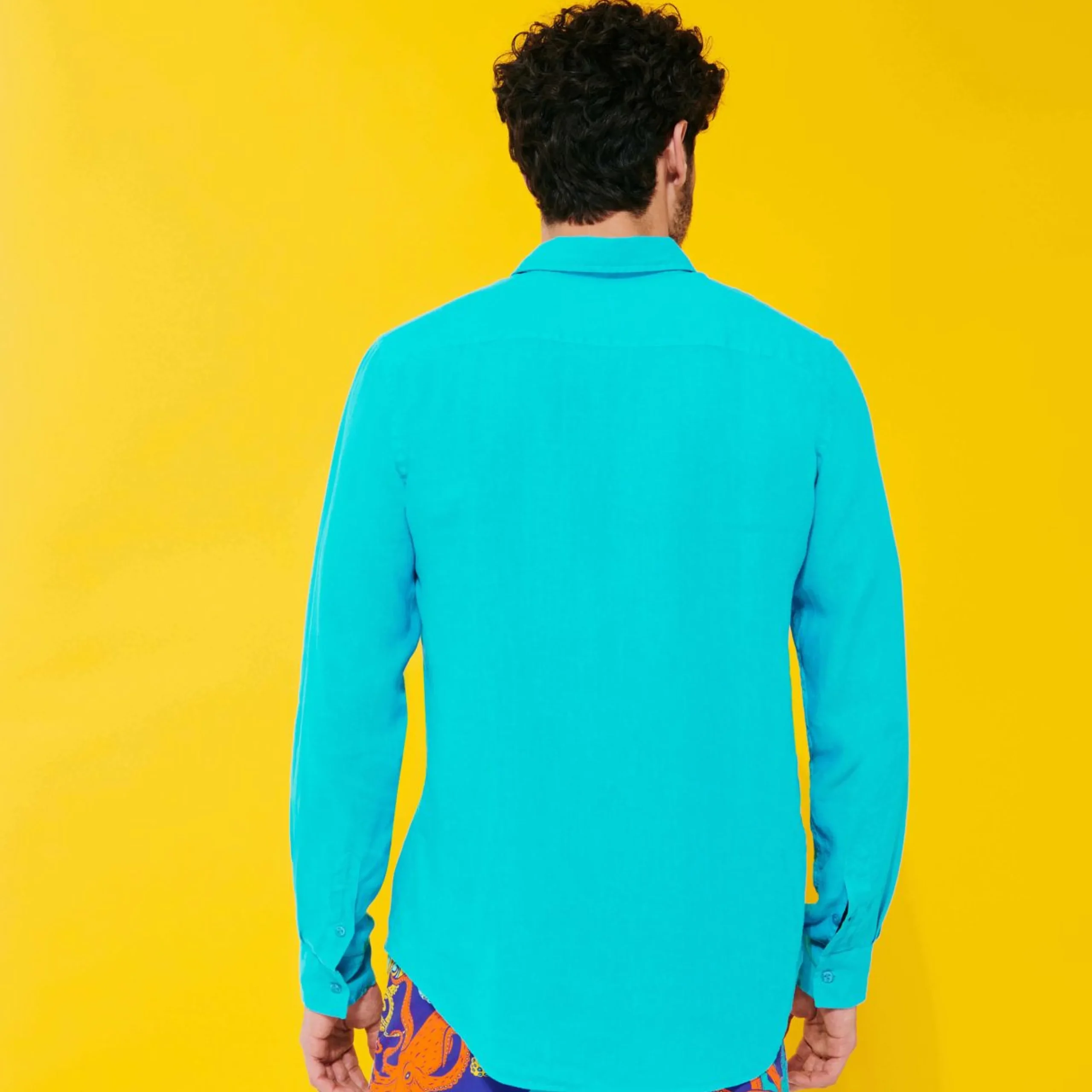 Homme Vilebrequin Chemises^Chemise En Lin Homme Unie