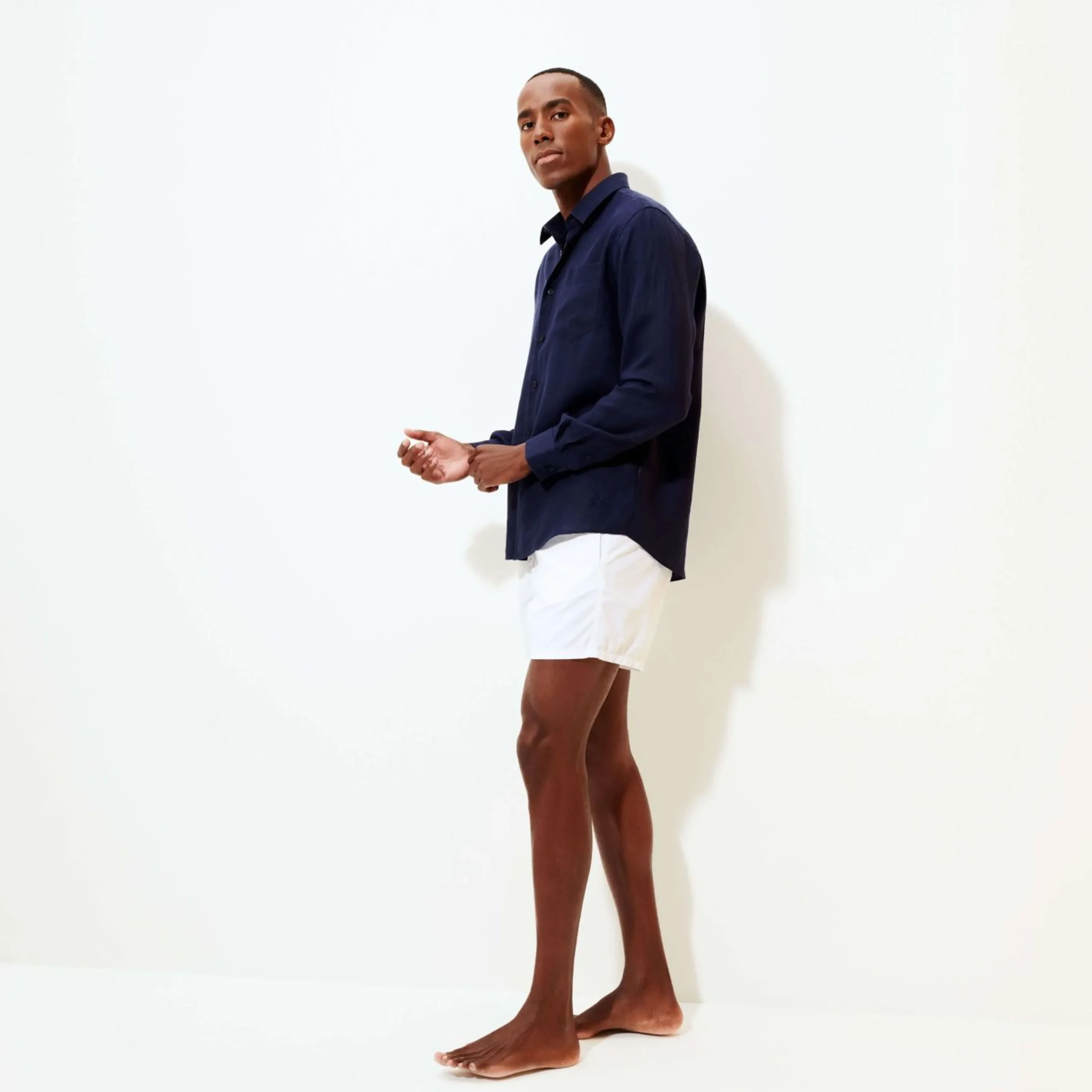 Homme Vilebrequin Chemises^Chemise En Lin Homme Unie