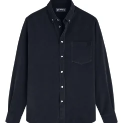 Homme Vilebrequin Chemises^Chemise En Velours Deux Milleraies Homme Uni
